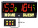 Volleyball scoreboard, Electronic scoreboard with only keys on console for volley, five-players football, table tennis